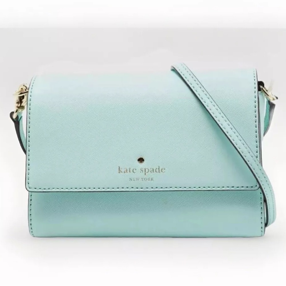 kate spade Mint Green Leather Crossbody Bag